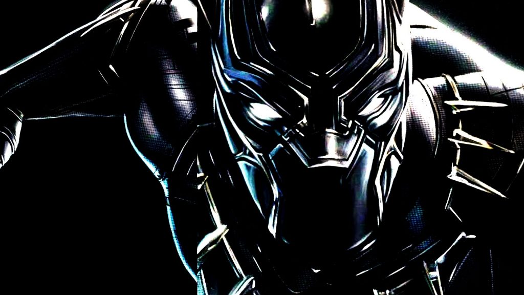 Black panther mask wallpaper