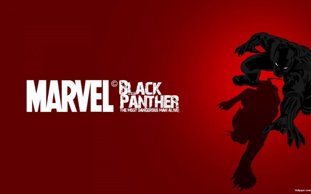 Black panther red wallpaper black