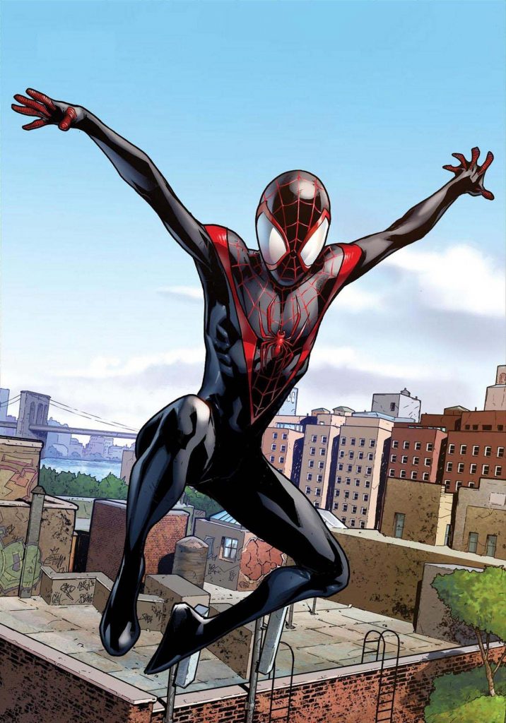 Miles morales black spiderman iphone