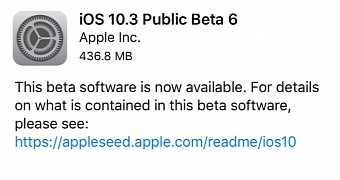 Apple releases beta 6 of ios 10 3 macos sierra 10 12 4 to devs public testers