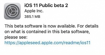 Apple releases second public beta of ios 11 macos 10 13 high sierra and tvos 11