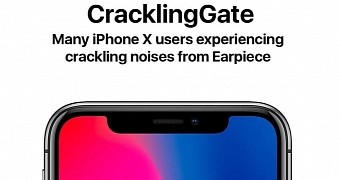 Iphone x users now reporting crackling buzzing sounds from earpiece speaker