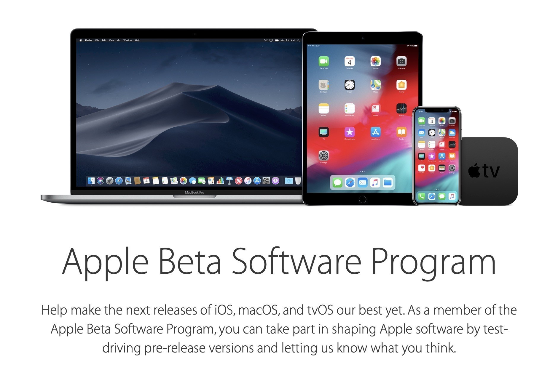 Apple releases sixth public beta of ios 12 macos mojave 10 14 and tvos 12 522328 2