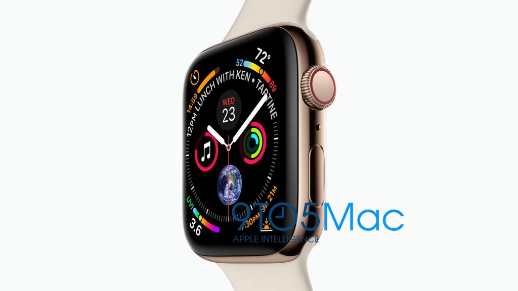 Apple watch series 4 leaked in all its glory with larger display new watch face 522451 2