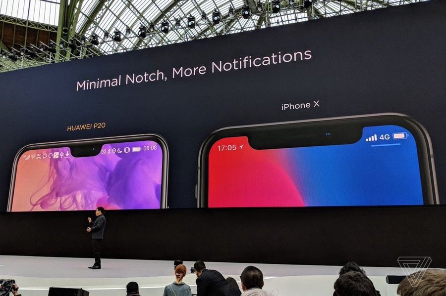 Huawei has a really weird sense of humor regarding the iphone x notch 522425 2