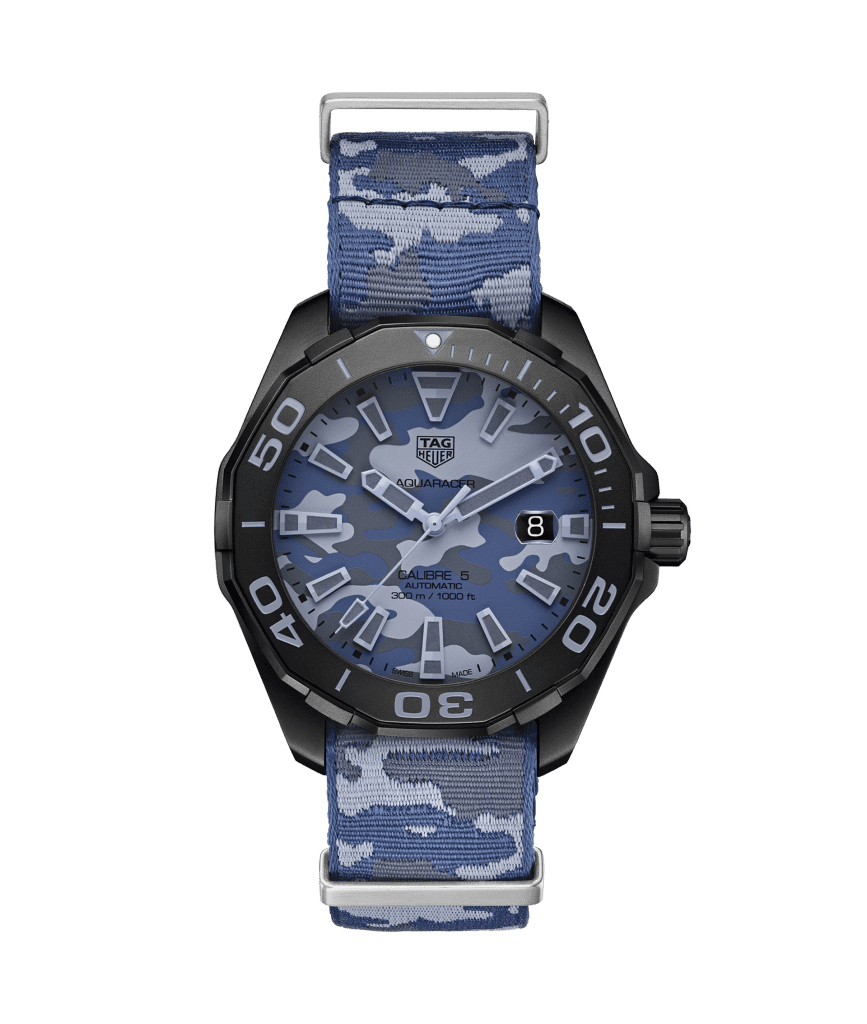 Army blue tag heuer aquaracer