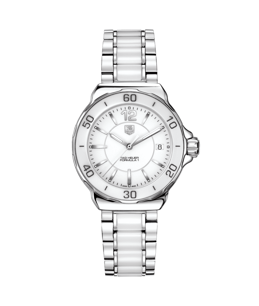 Steel ceramic tag heuer formula 1 ladies watch