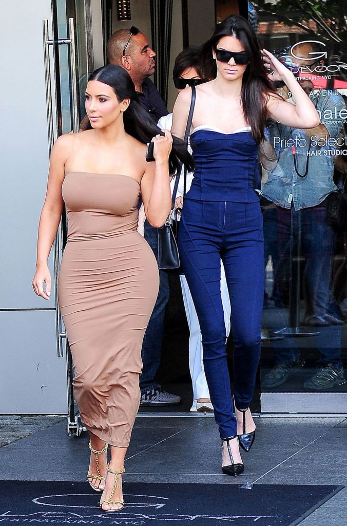 Kendall jenner with kim kardashian