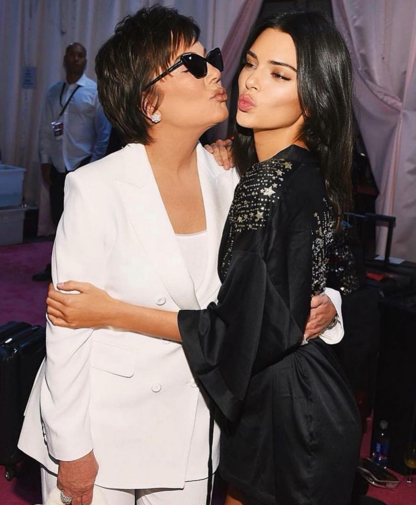 Kendall jenner with kris jenner