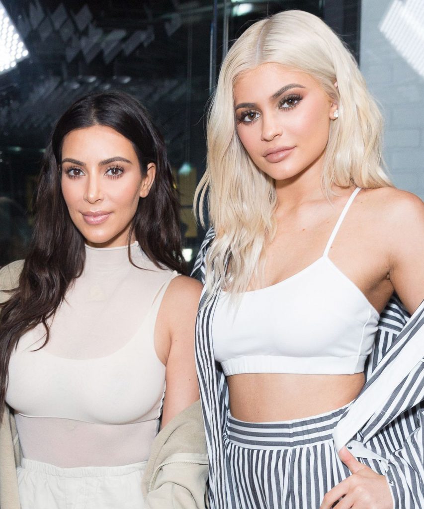 Kylie jenner with kim kardashian