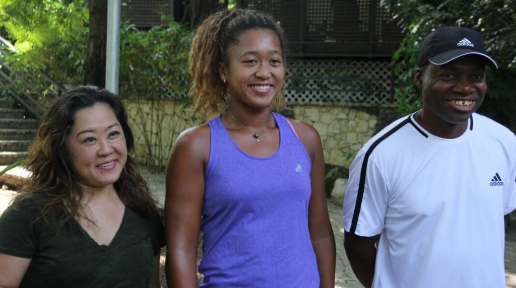 Naomi osaka with japanese mother and black father