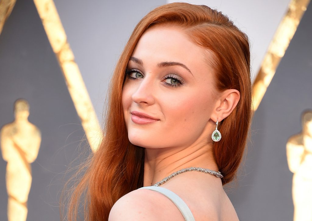 Sophie turner in 4k face wallpaper