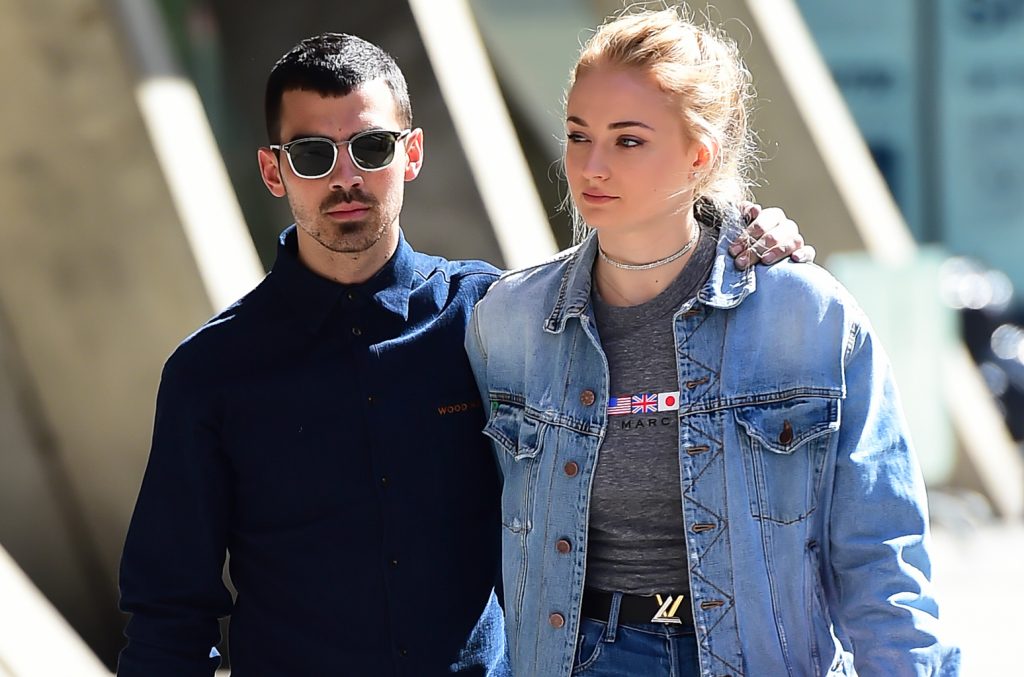 Sophie turner in town with joe jonas