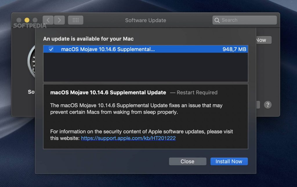 Apple outs macos mojave 10 14 6 supplemental update to fix wake from sleep issue 526923 2