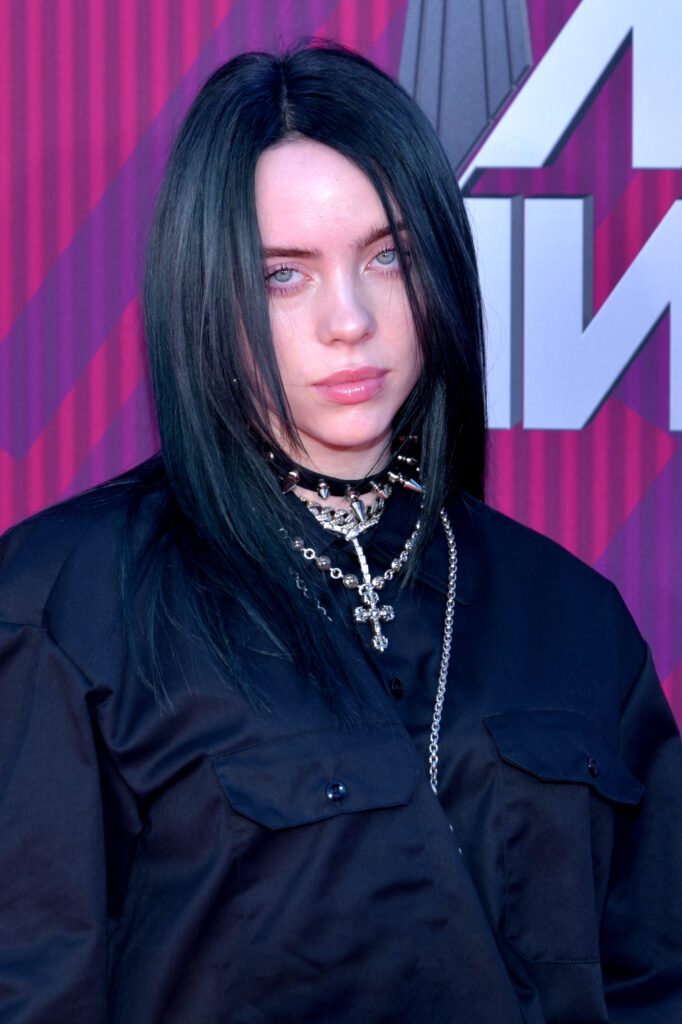 Billie eilish black hair 2020 scaled