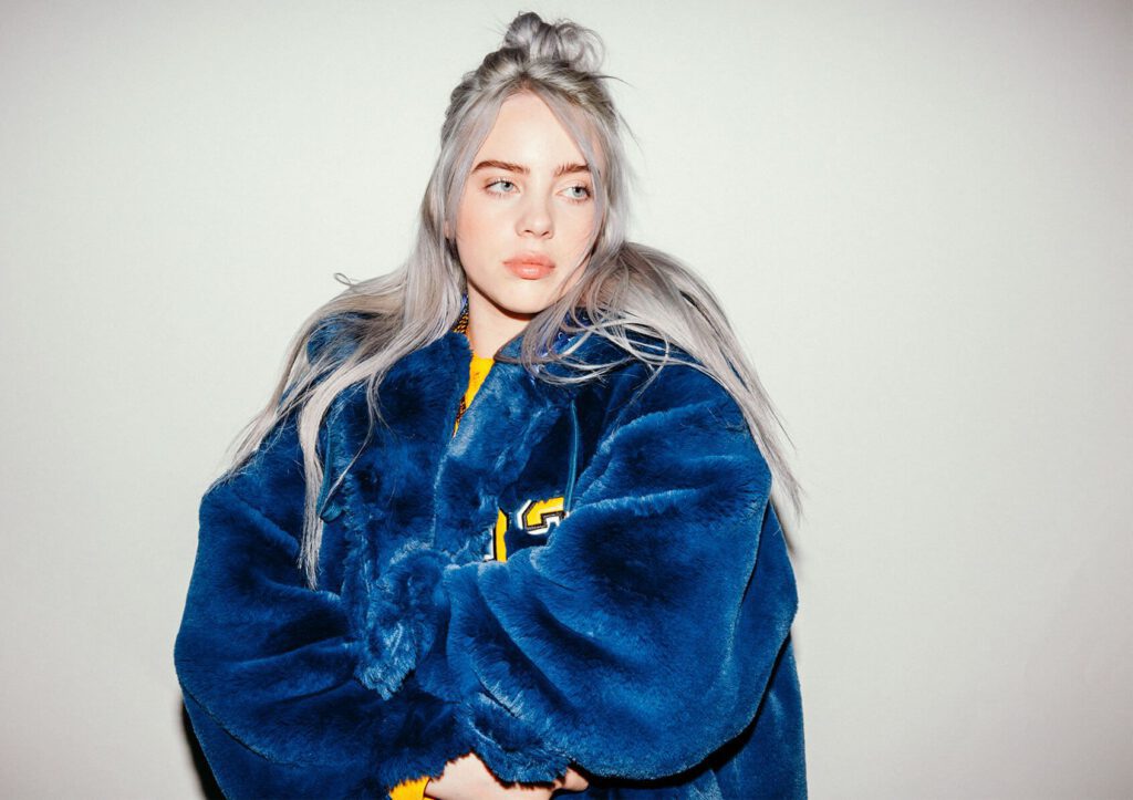 Billie eilish blue jacket