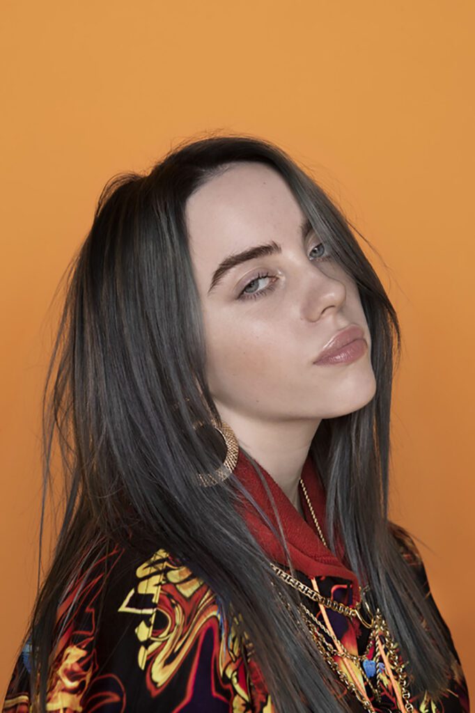 Billie eilish eyes face