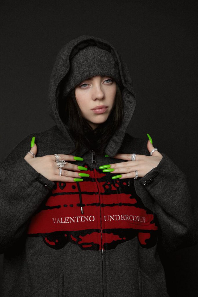 Billie eilish green nails