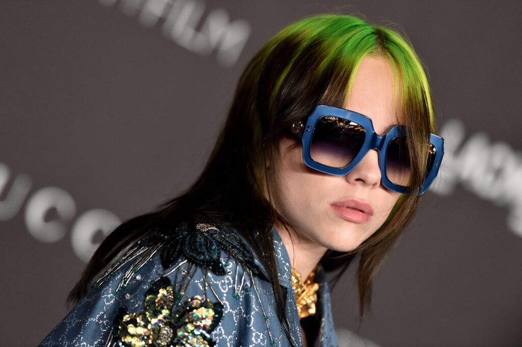 Billie eilish gucci sun glasses scaled