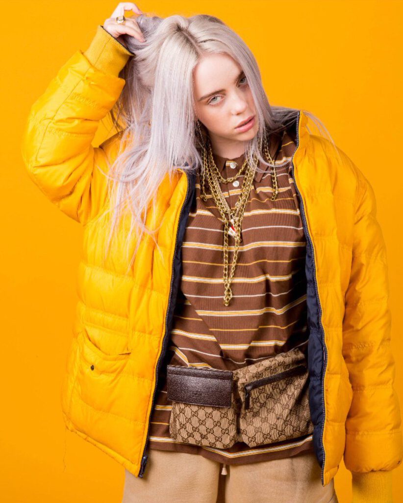 Billie eilish wears gucci