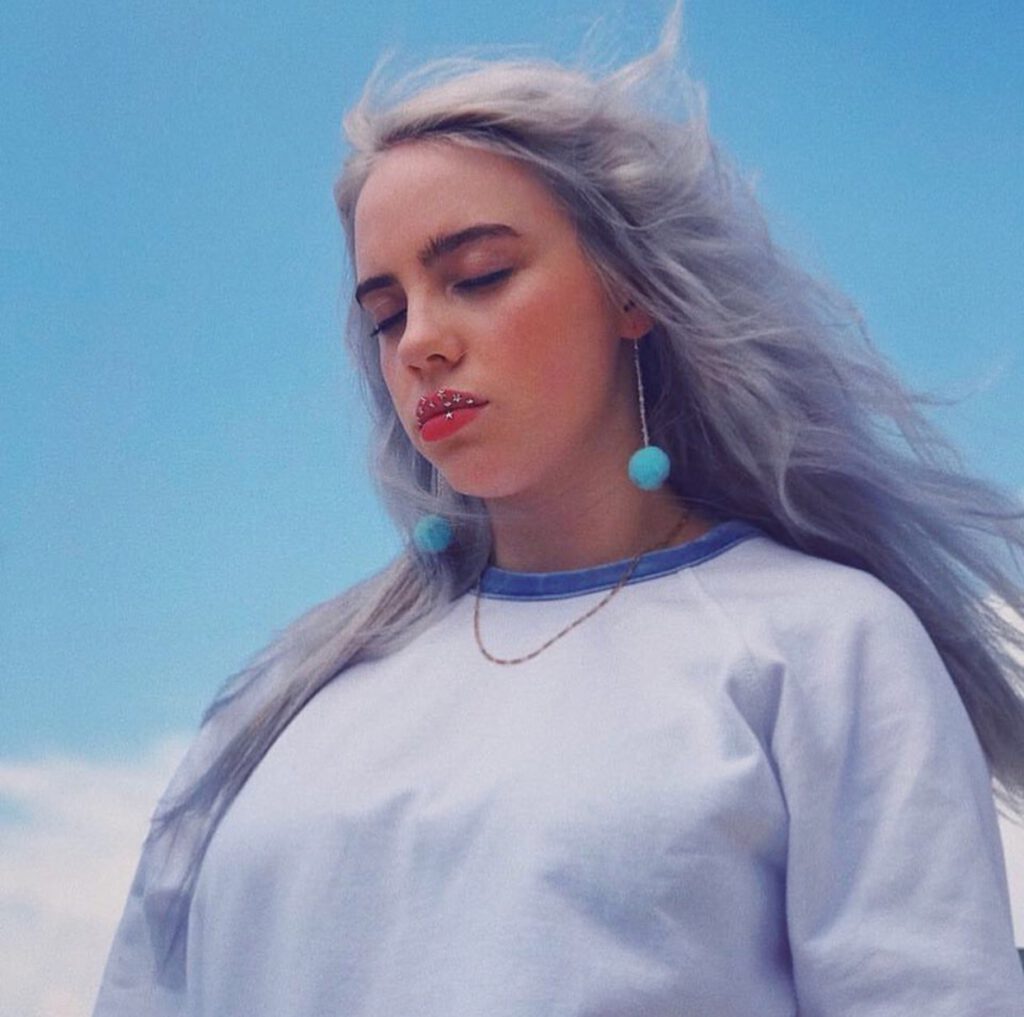 Billie eilish weird earrings