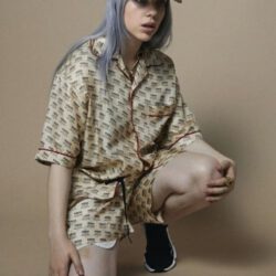 Guc­ci beige outfit billie eilish