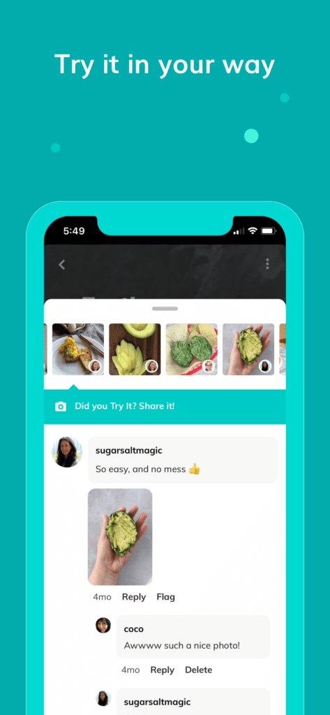 Tangi app leave comments