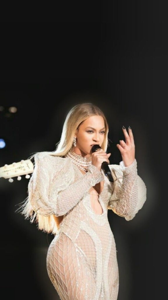 Beyonce concert white outfit