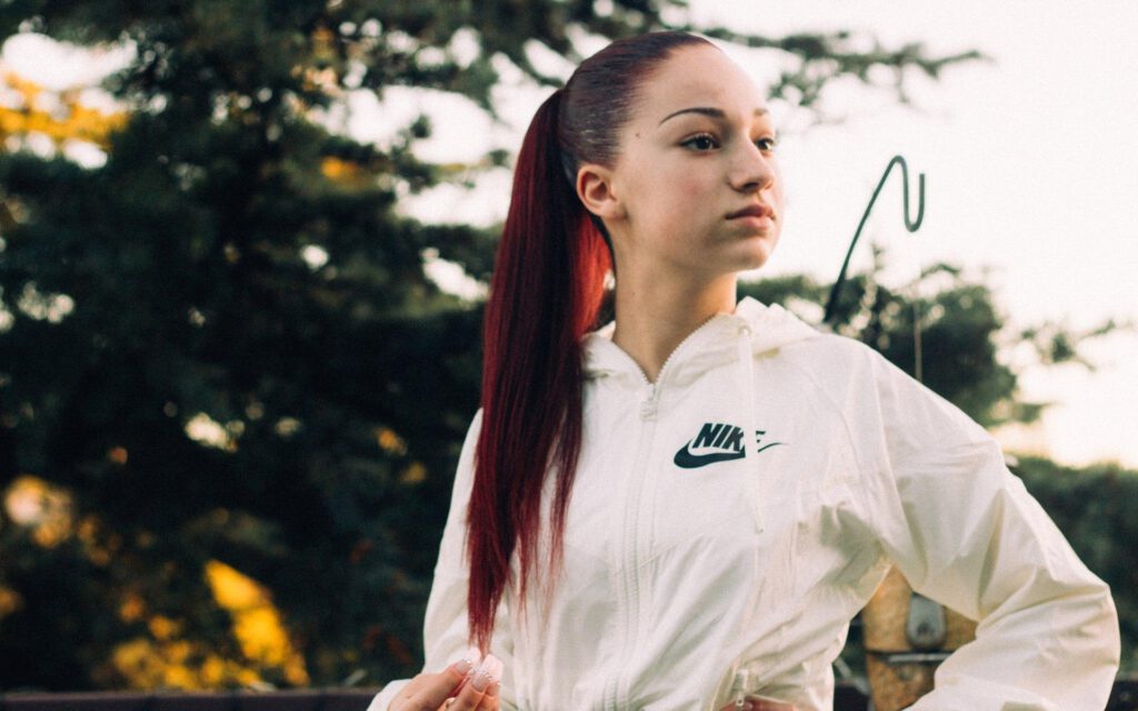 Bhad bhabie wearing nike hoody