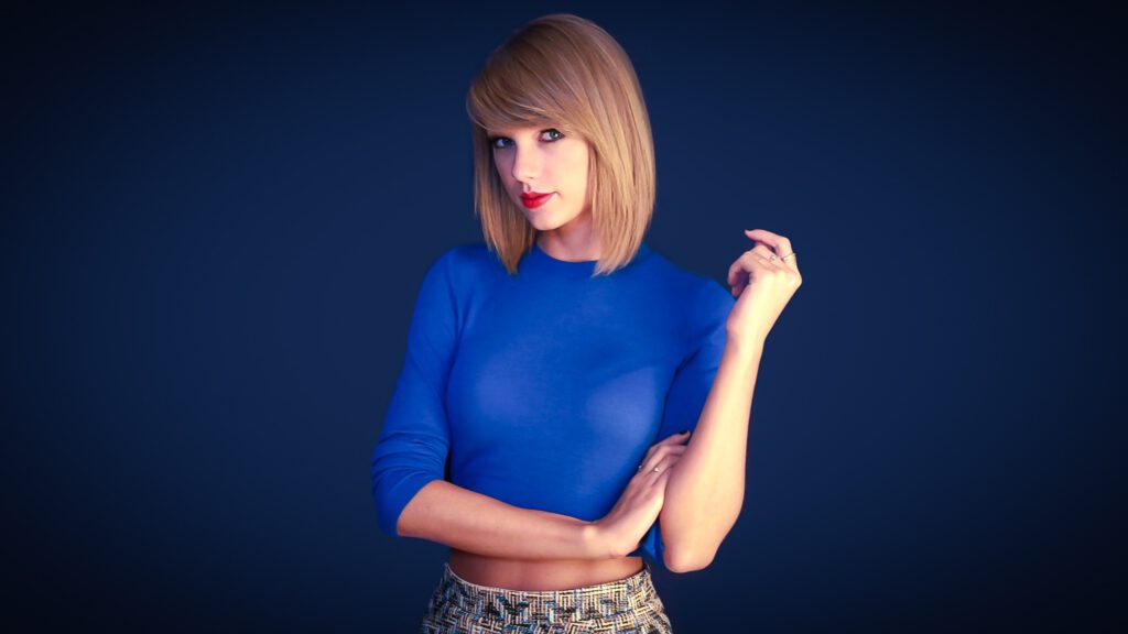 Taylor swift blue tshirt