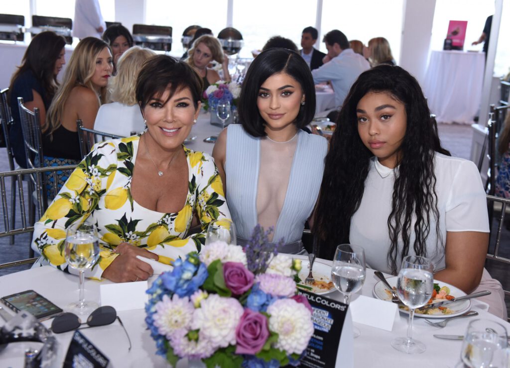 Jordyn woods with kris jenner kylie jenner restaurant