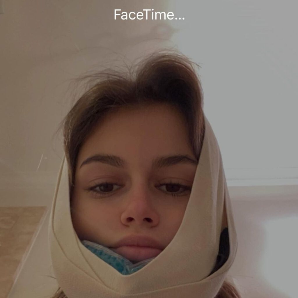 Kaia gerber facetime