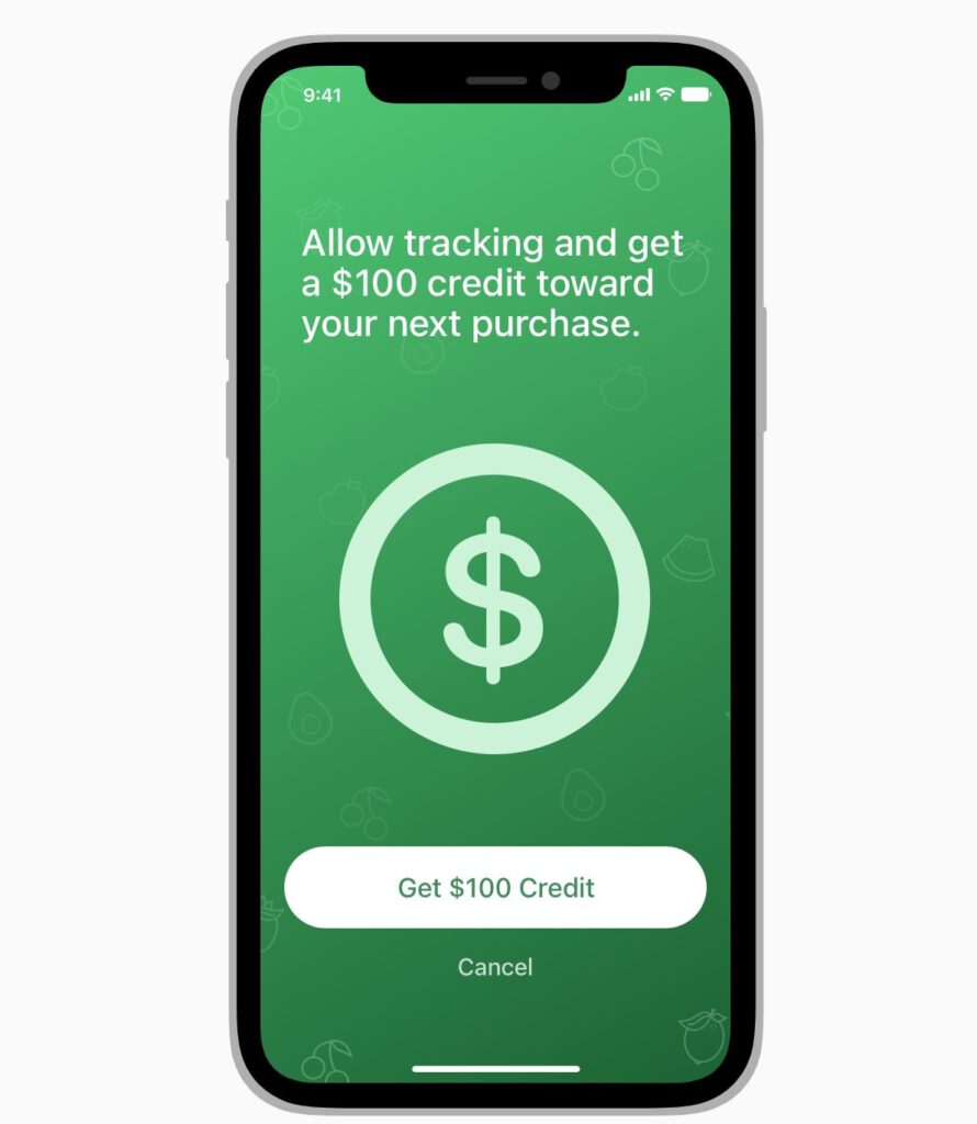 Apple won t accept iphone apps offering incentives to enable tracking 532756 2