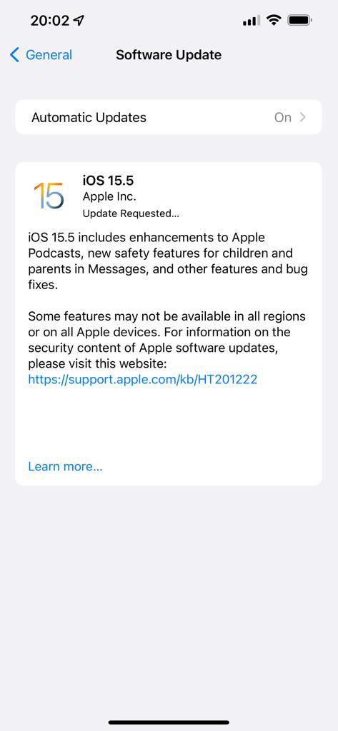 Ios 15 5 now available for download 535385 2