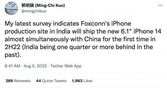 Apple unsurprisingly betting big on indian production of the iphone