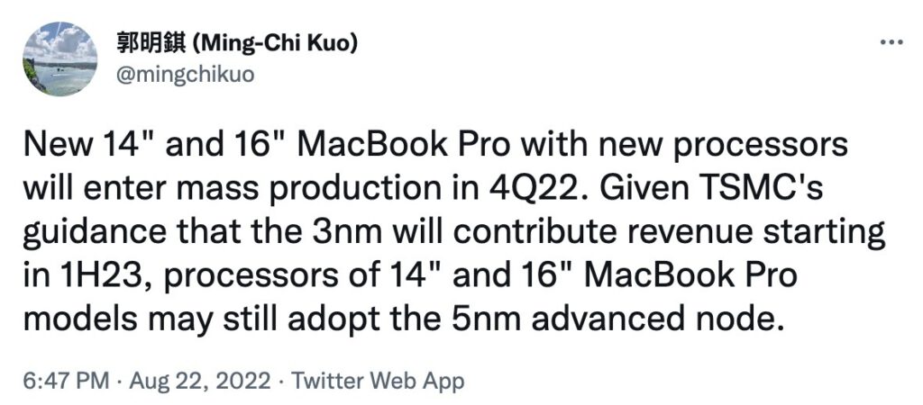 Next generation macbooks unlikely to use 3nm chips 535967 2