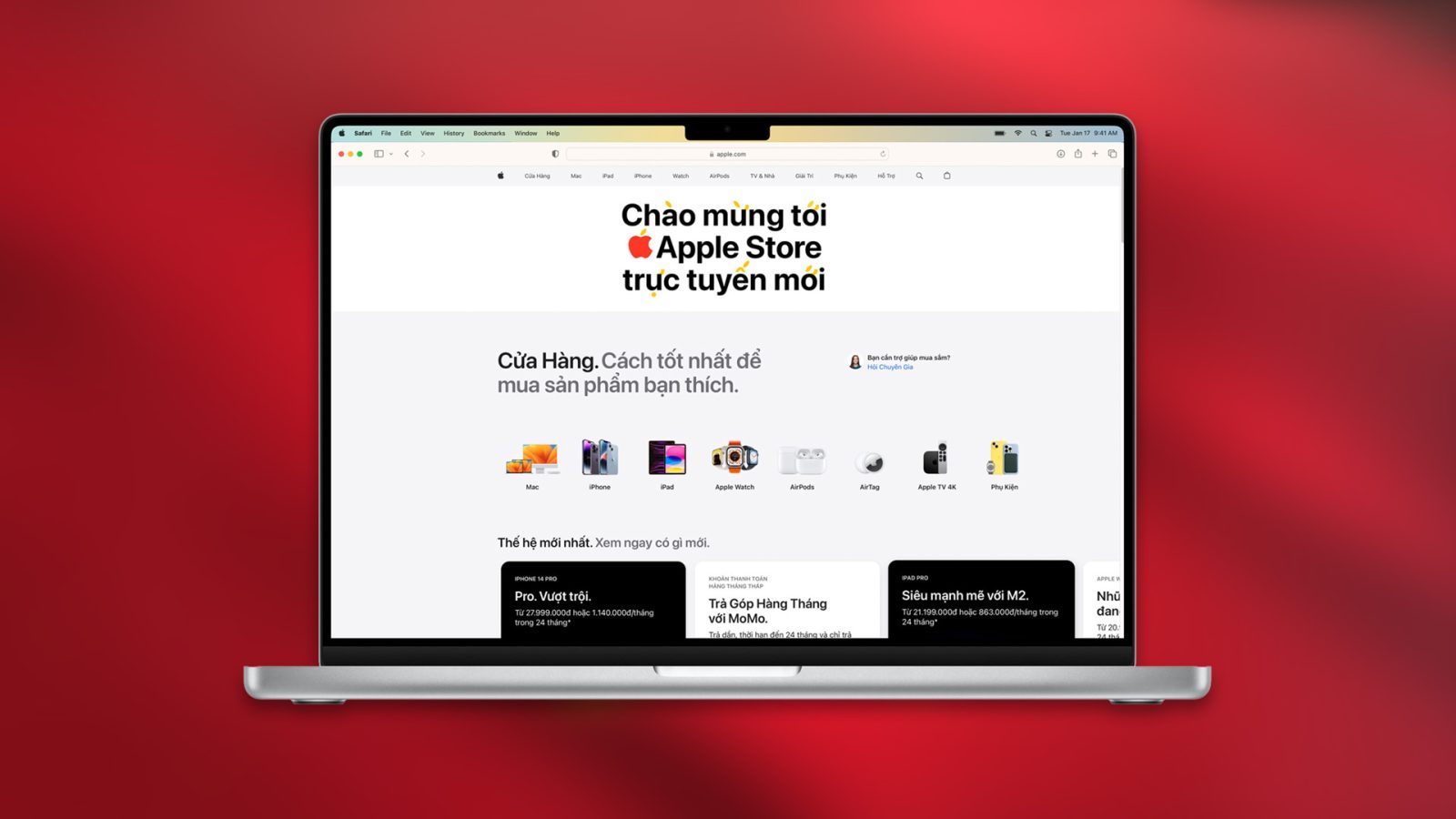 Apple launches its online store in vietnam with personalized shopping