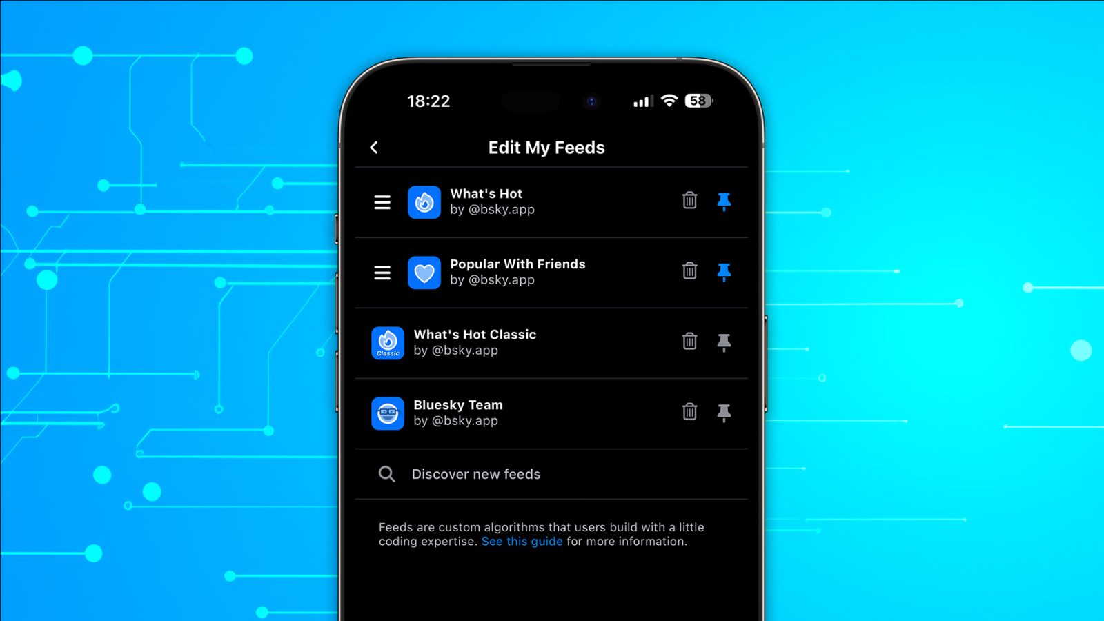 Bluesky launches alternative feeds with custom algorithms