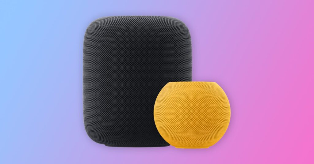 Homepod and homepod mini