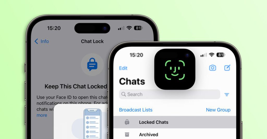 Whatsapp locked chat