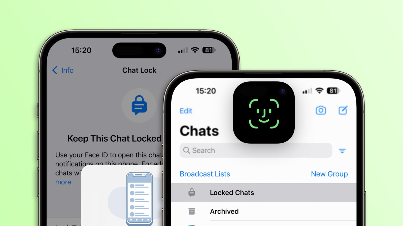 Ios 17 should copy this new whatsapp feature for locking