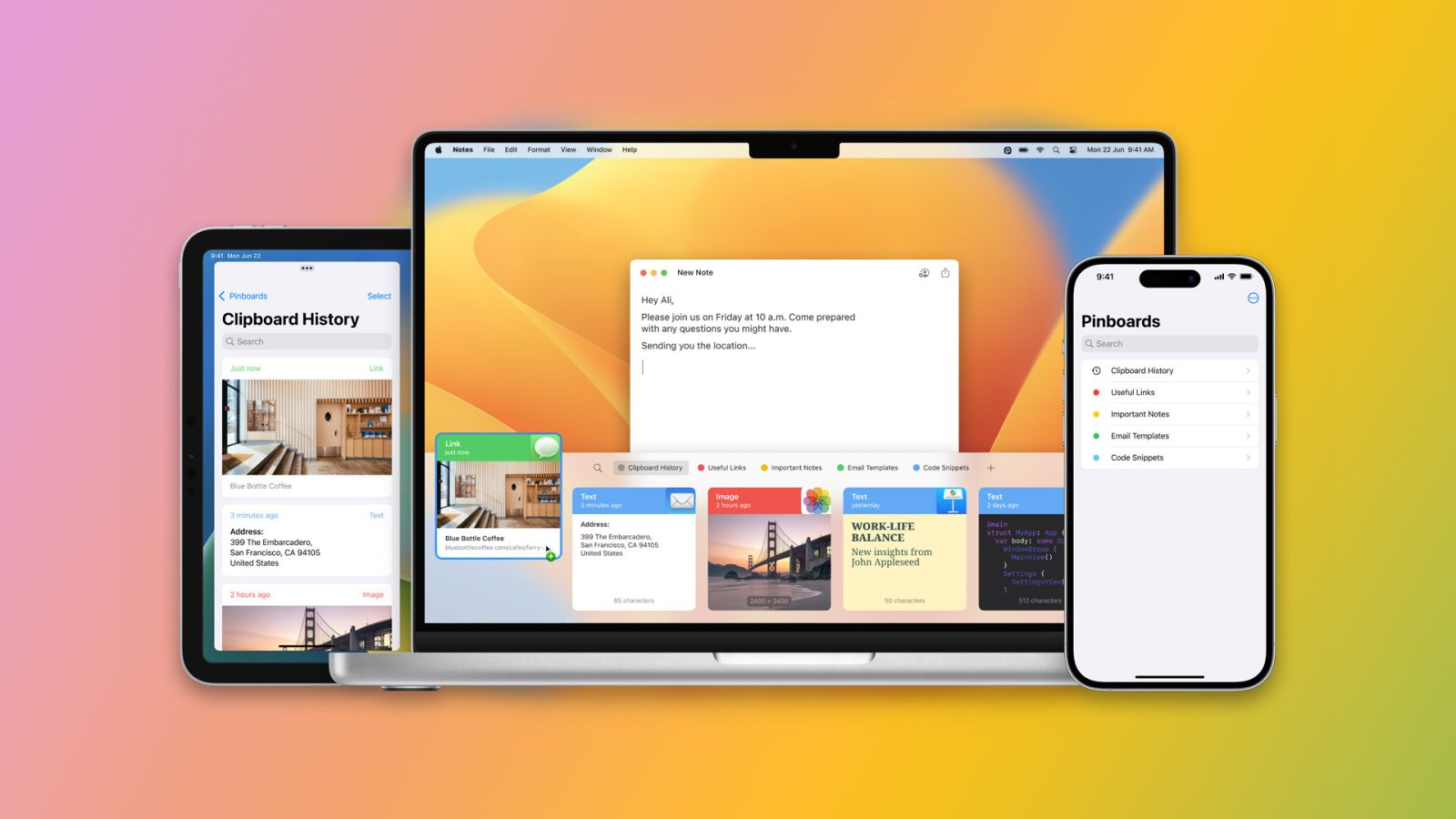 Paste clipboard manager for macos updated with new interface and