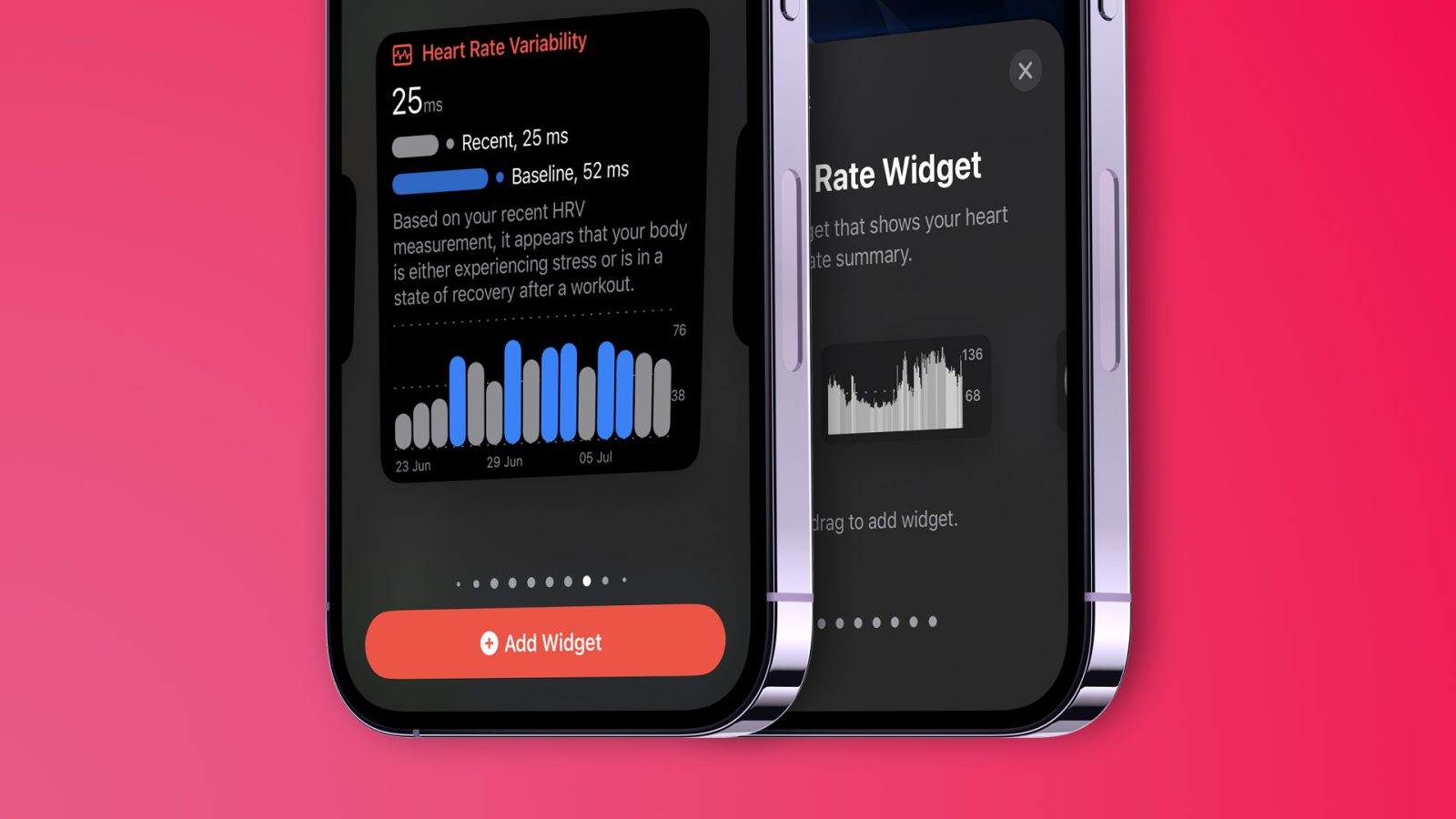 Cardiobot health app updated with new ios widgets and watchos