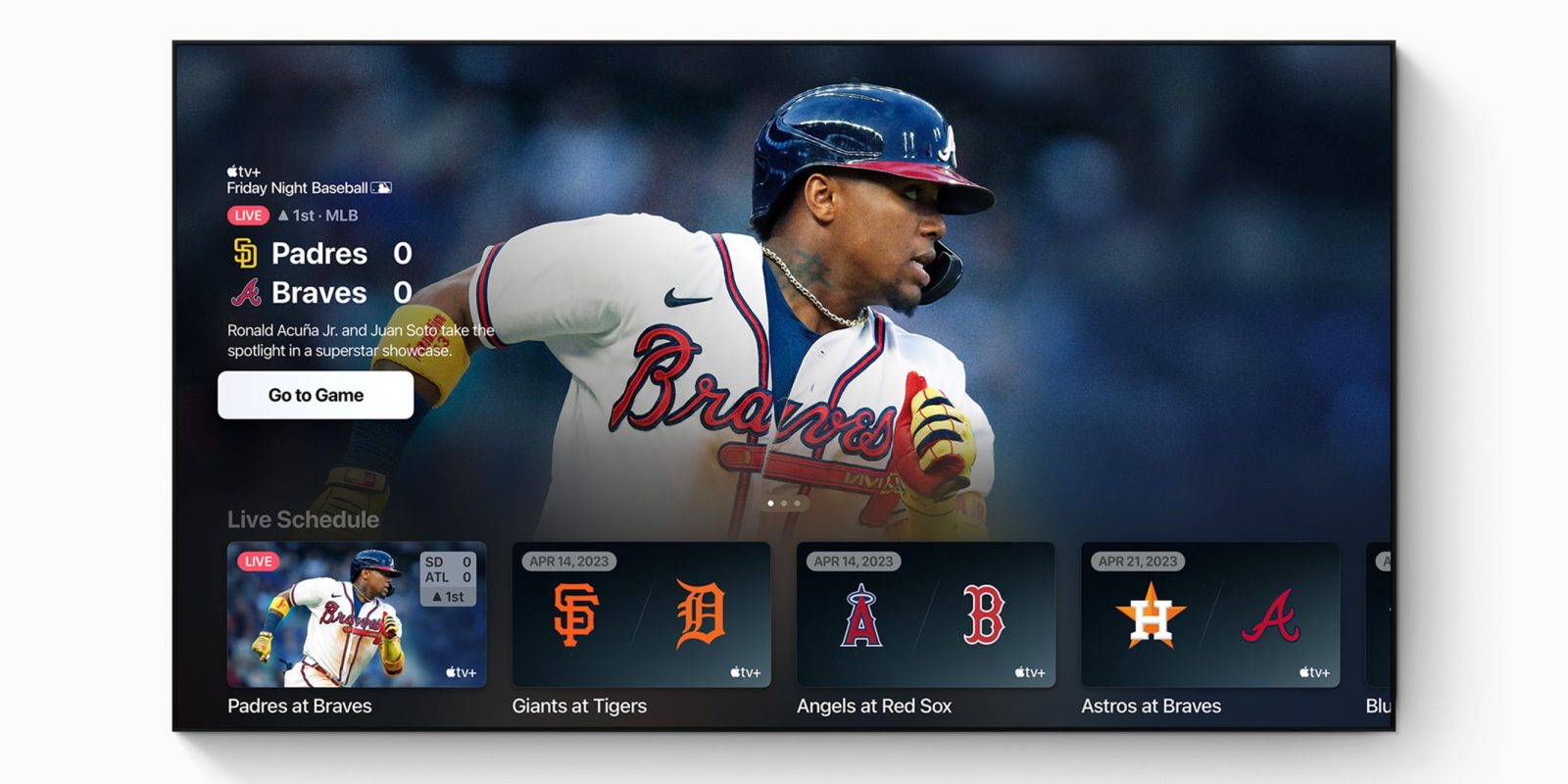 Heres the august schedule for friday night baseball on apple