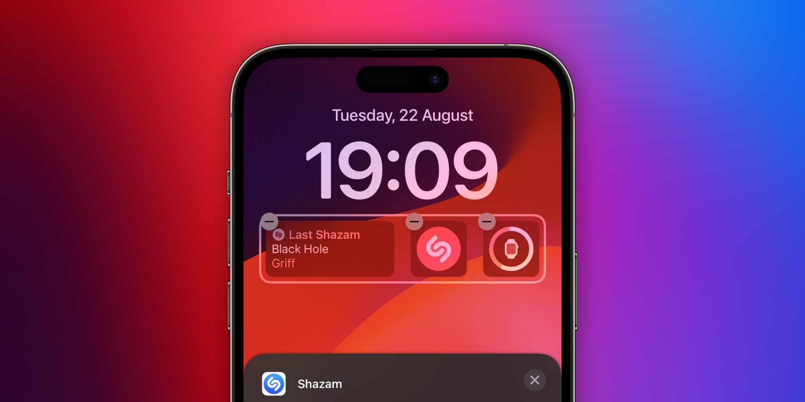 Shazam app for ios gets two new lock screen widgets