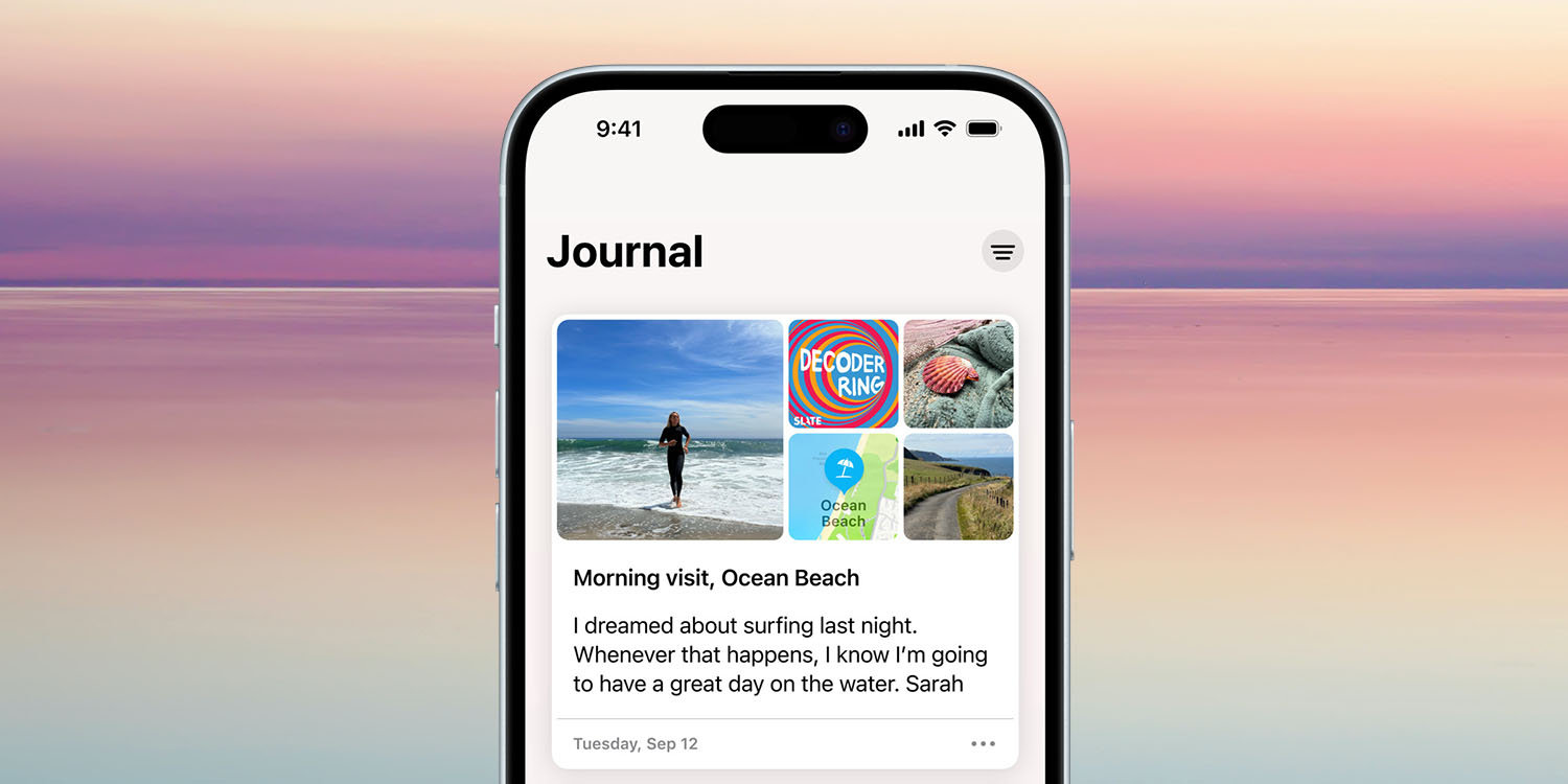 Early apple journal hands on says it doesnt challenge third party apps