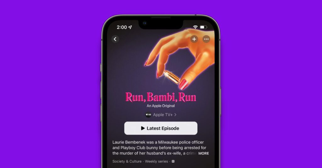 Run bambi run apple tv plus original podcast 9to5mac.jpg