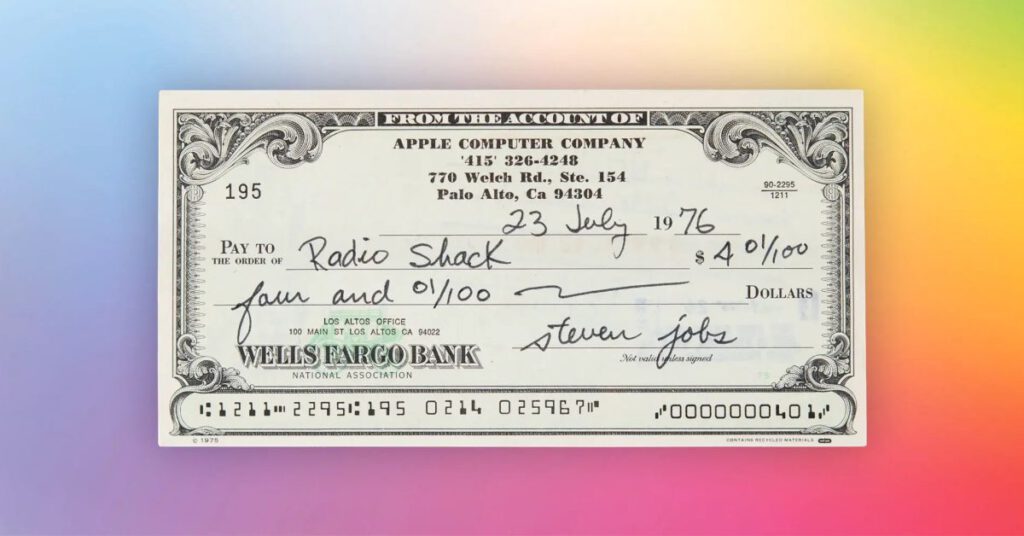 Steve jobs signed apple check radioshack.webp.jpeg