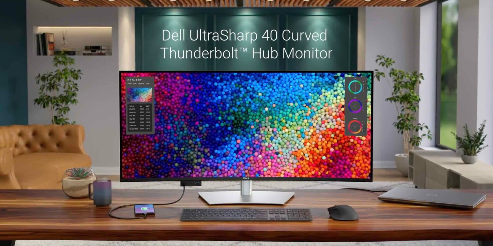 Dell announces 5k 40 inch ultrasharp curved thunderbolt hub monitor with